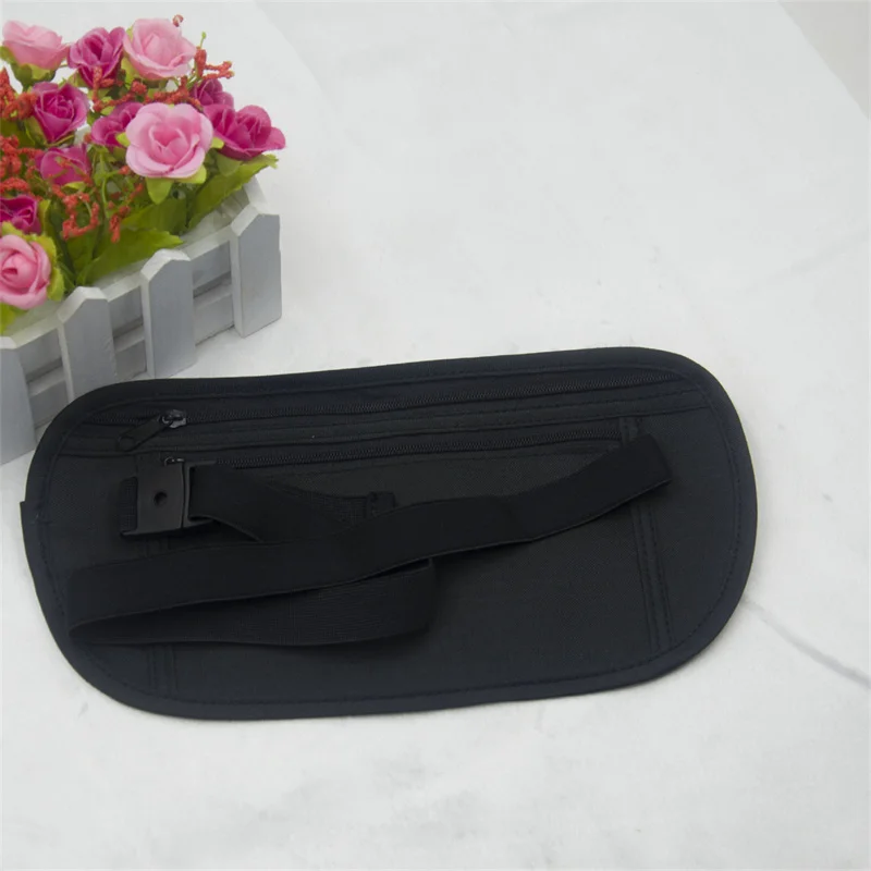 Unisex Ultra Thin Multifunctional Fanny Pack Phone Cash Slim Waist Carry Bag Outdoor Jogging Long Distance Travel Storage Gear