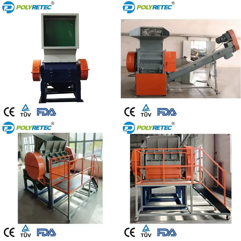 Recycling Machine 2026 Industrial Strength Pet Bottle and Plastic Film Crusher Machine High Efficiency Plastic Crushing Line