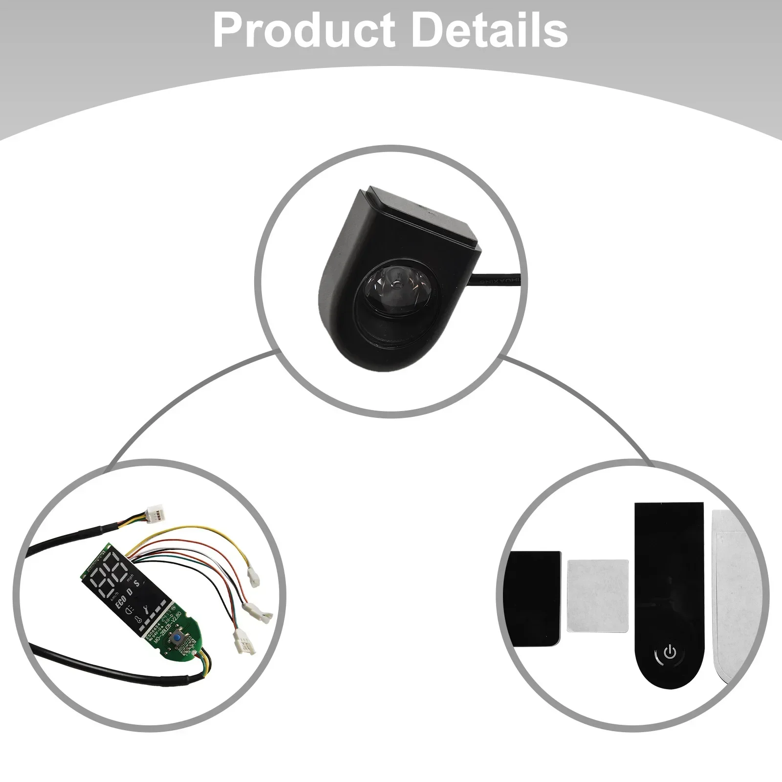 

High Imitation Car Electric Scooter Accessories Scooter Replacement Parts Easy To Install Electronic Components