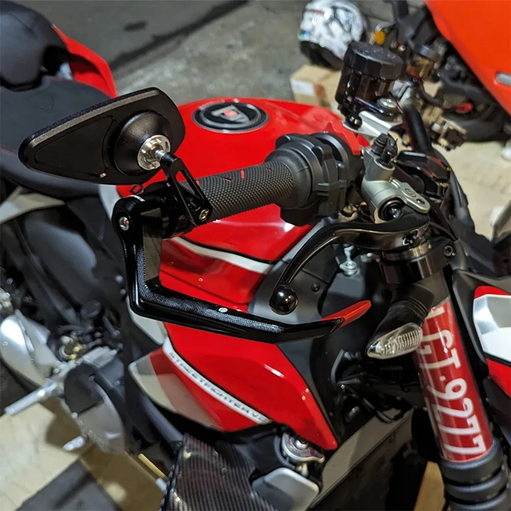 CNC Motorcycle Brake Clutch Lever Guard Handlebar Protector Compatible With Ducati Panigale V4 V4S V4R V4SP 2018-2023
