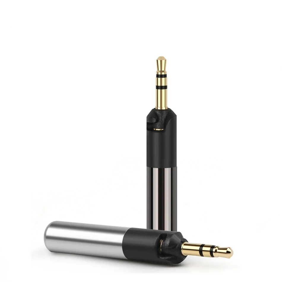 2pieces hifi audio 2.5mm plug 3Pin For HD598 HD558 HD518 On-Ear Earphone Headphone plug
