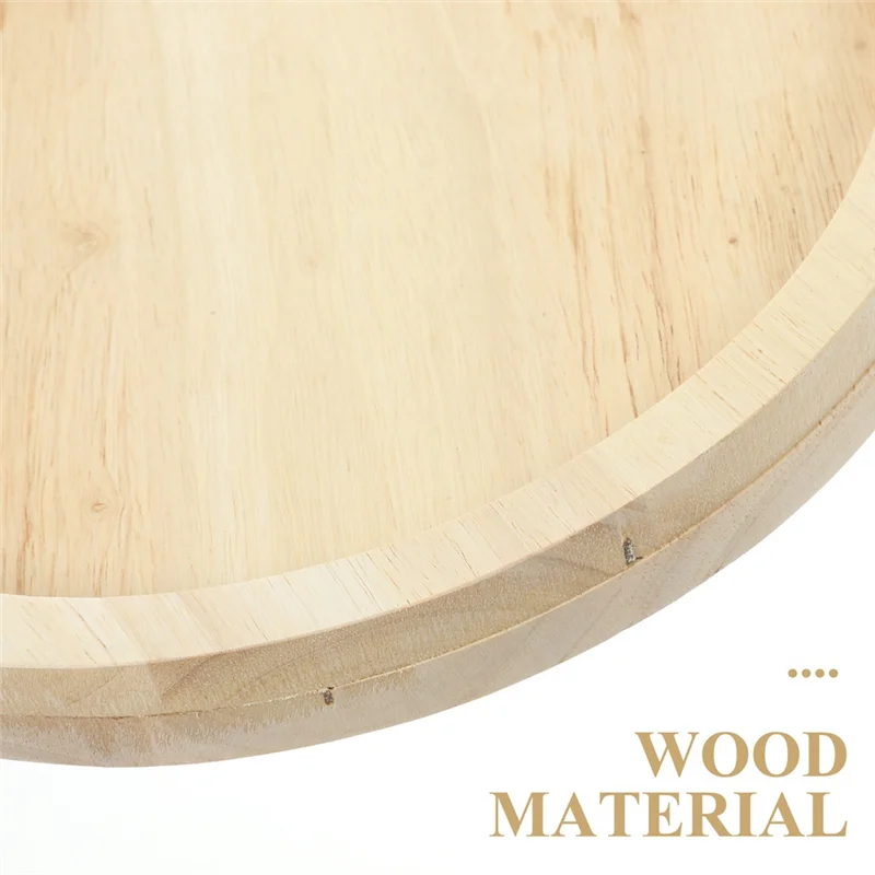 MAKE-1 pièces pince de canapé en bois sur Table d'appoint couleur bois rond pour bras de canapés larges, Table d'accoudoir pour manger/boissons/crochets/télécommande/Co