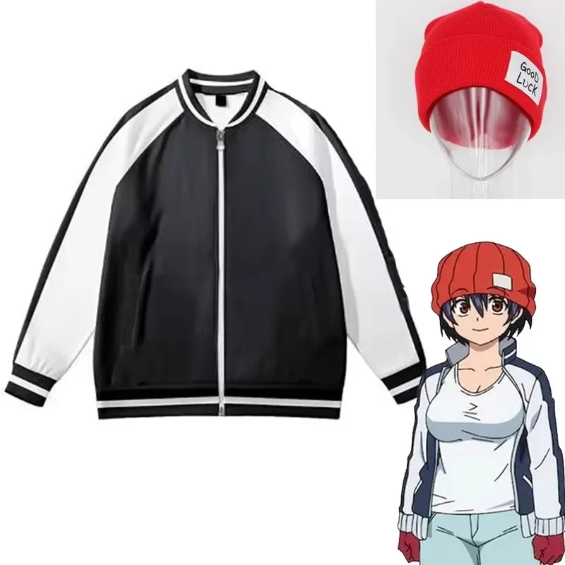 Fuuko Izumo Cosplay Kostuum Hoodie Hoed Honkbal Jas Anime Ondode Ongelukken Rollenspel Uniform Halloween Kerst Carnaval Volledige Set