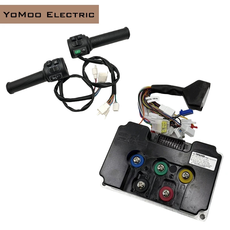 

Fardriver ND72450 72 В постоянного тока 200 А 3000 Вт - 5000 Вт BLDC PMSM Синусоидальный контроллер двигателя с дроссельной заслонкой Холла T08 для электрического мотоцикла