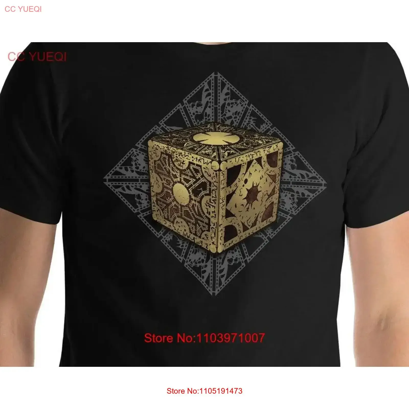 Hellraiser caixa de quebra-cabeça configuração lamento eldritch artes adulto e camiseta camisa vintage lavado gráfico topo para uso diário