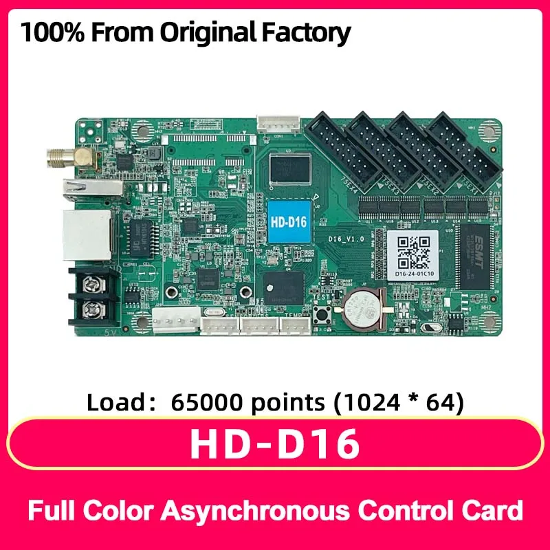 Huidu HD-D16 Asynchronous High Performance Full Color LED Display Control Card Wifi Mode Can Used For LED Modules 4G