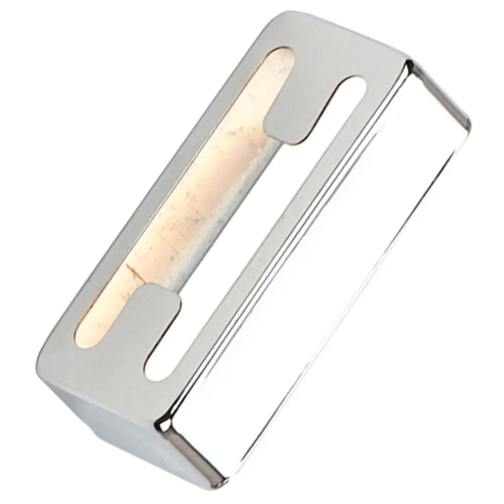 

1pcs Pickup Cover Silver Protective Metal Single Coil Covers for Electric Guitar Accessories Durable Versatile Instruments