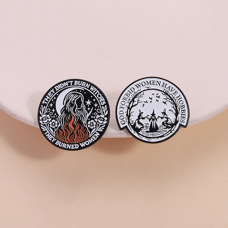 Feminist Women Girl Power Enamel Pins Bury the Patriarchy Gender Power Equality Brooches Lapel Badge Jewelry Gifts For Friends view 3