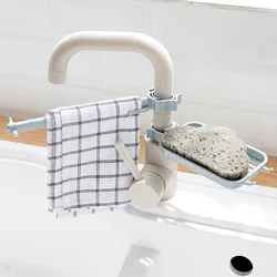 Faucet Drain Rack Sink Organizer Sink Sponge Rag Drain Rack Kitchen Accessories  Shelf  Gadgets for Home  Organizadores