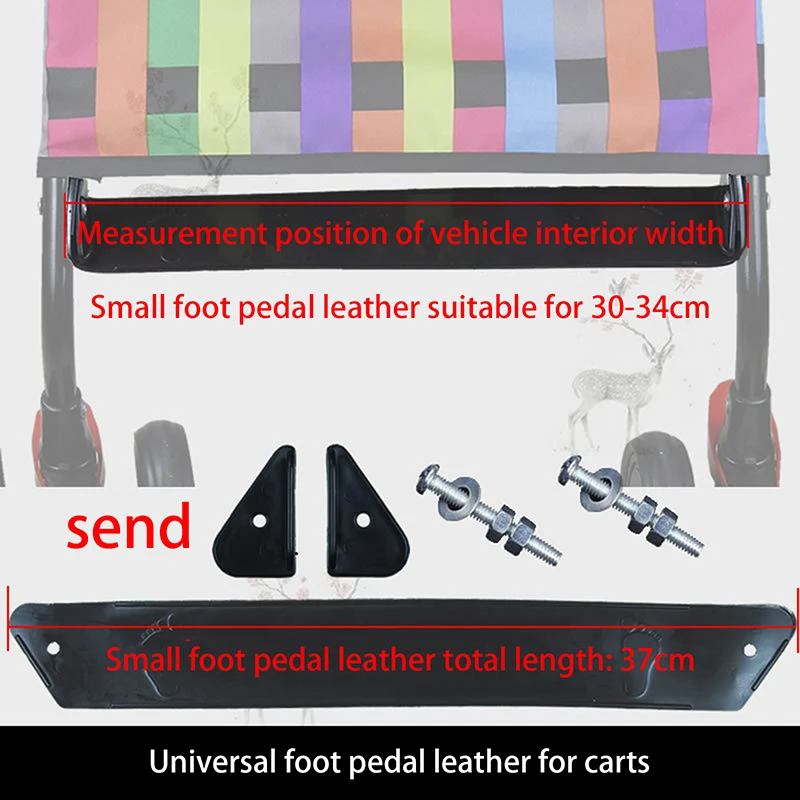 

Universal Stroller Footrest -Adjustable Baby Foot Support for Infant Carriages&Prams,Comfortable Leg Rest for Newborn to Toddler