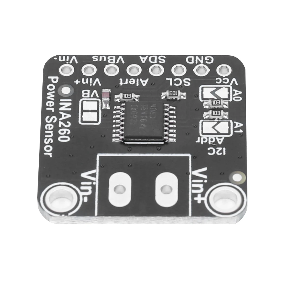 INA260 Detection Sensor Module High Precision High/Low Voltage Sensor Module DC 3.3V-5V Current Power Sensor Portable Module