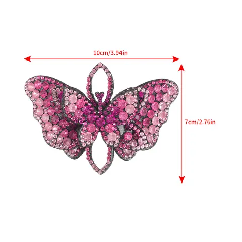 12 best sales fjärilshårnål - №6