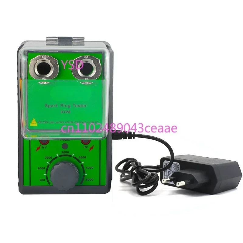 Car Dual-Hole Spark Plug Ignition Tester High-Voltage Ignition System Diagnostic Tool for Bench Use