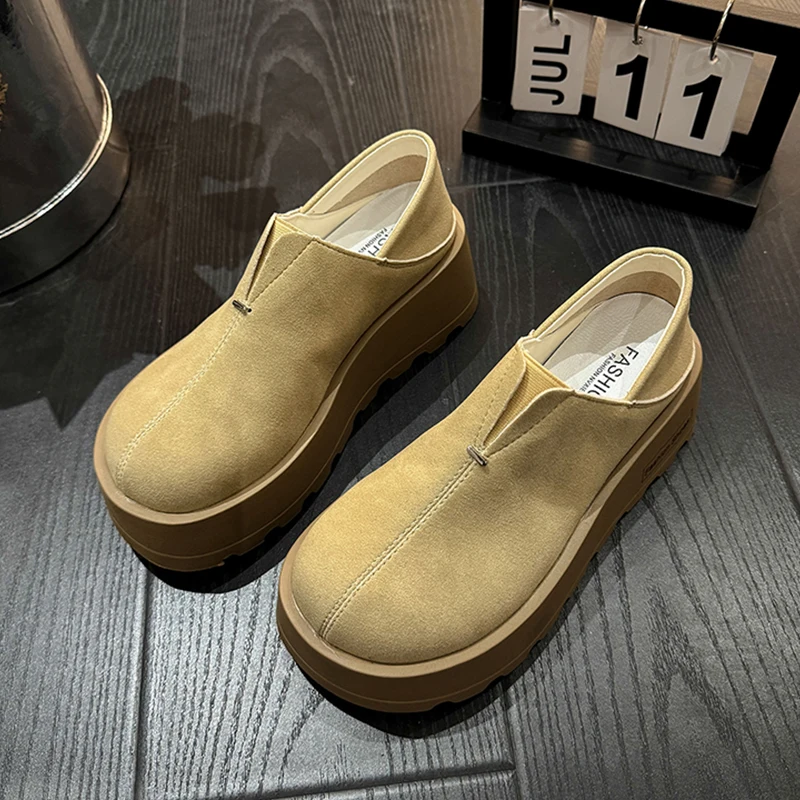 

Women Casual Loafers Sport Sneakers Flats Platform Shoes Woman 2025 Summer Sandals Comfort Running Zapatos Suede Mujer Sandalias