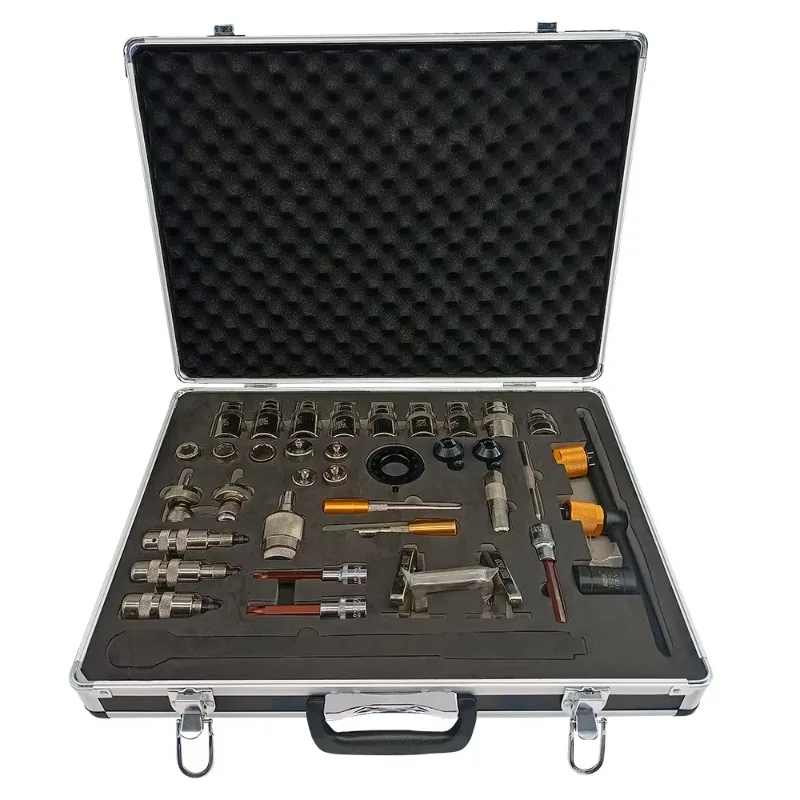 

38pcs Diesel Fuel Injector Assemble Disassembly Diagnostic Repair Tools Common Rail Tool Set