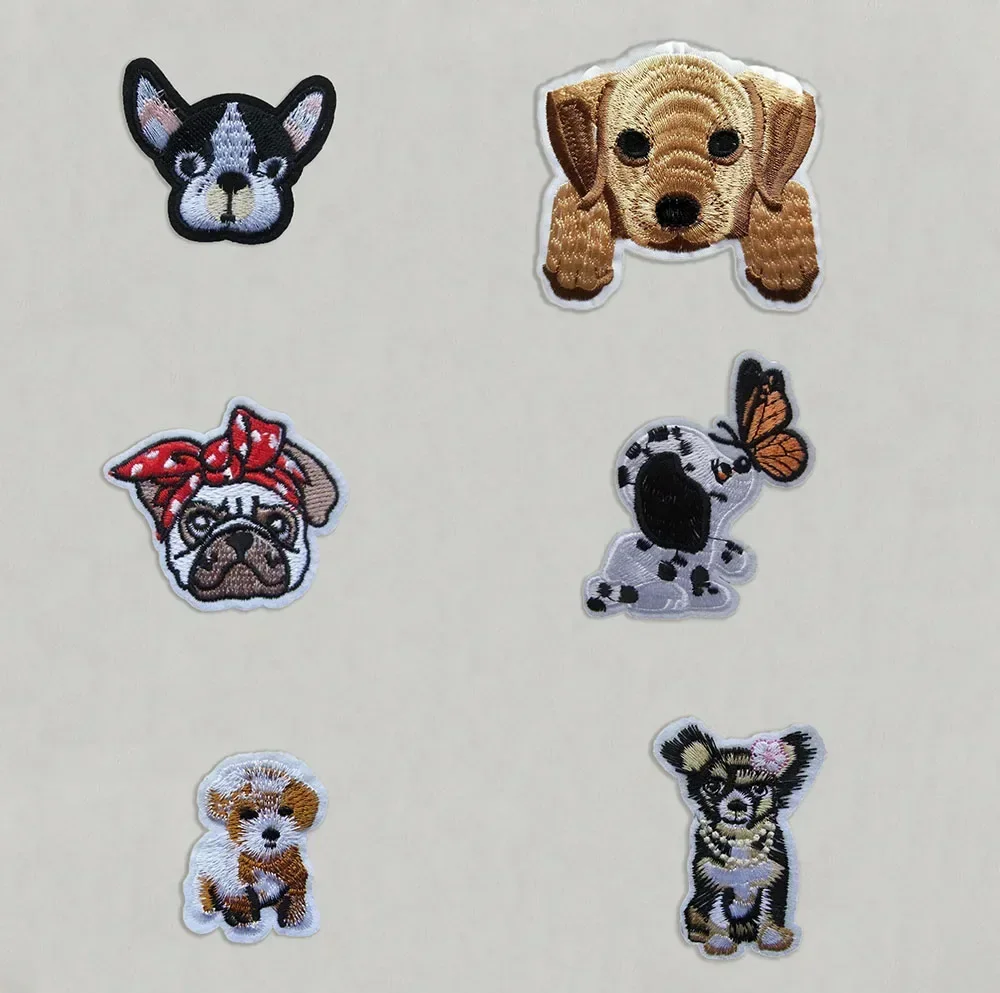 

cute Cartoon puppy badge hot melt adhesive ironing bag clothing sewing DIY Excipients Accessories Banner patch decorate