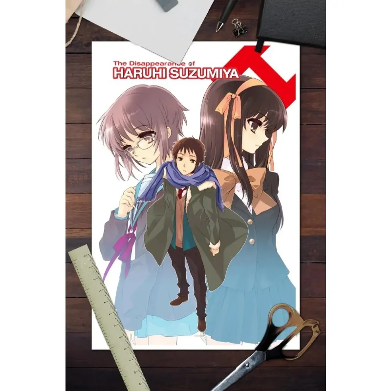 Haruhi Suzumiya Canvas Painting Poster Wall Art Picture Modern Family Bedroom Decor