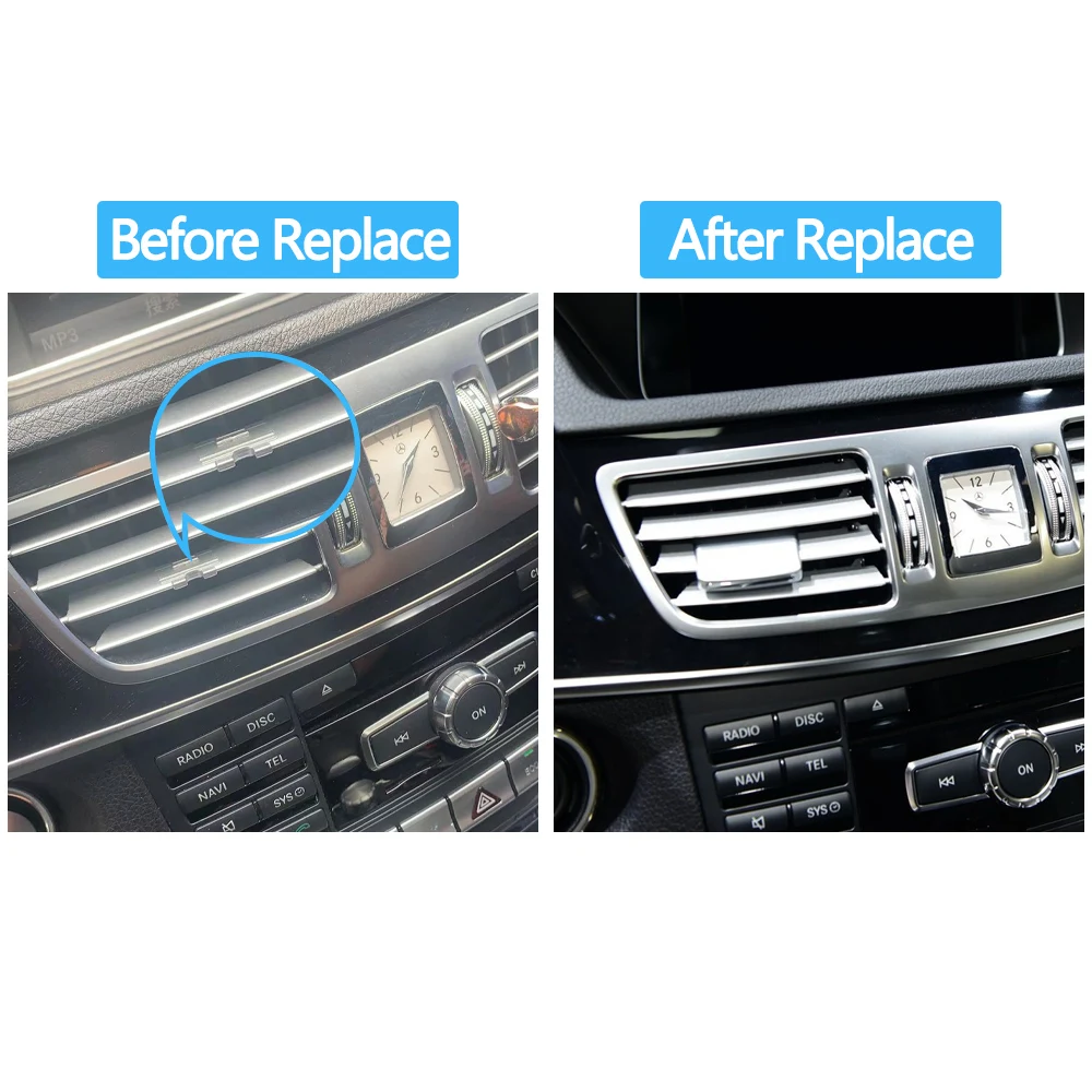 Car Front Air Conditioning AC Vent Air Vent Outlet Tab Clip Paddle For Mercedes BENZ W212 W207 Coupe E260 E350 E550