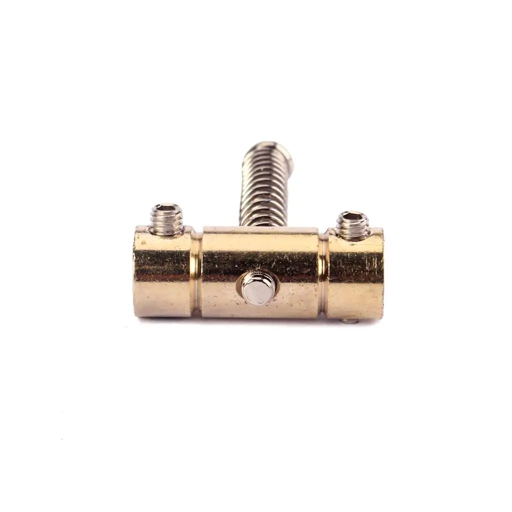 Durable Brass Guitar Saddles 3PCS Compensated Electric Guitar Parts for Telecaster DIY Repairs