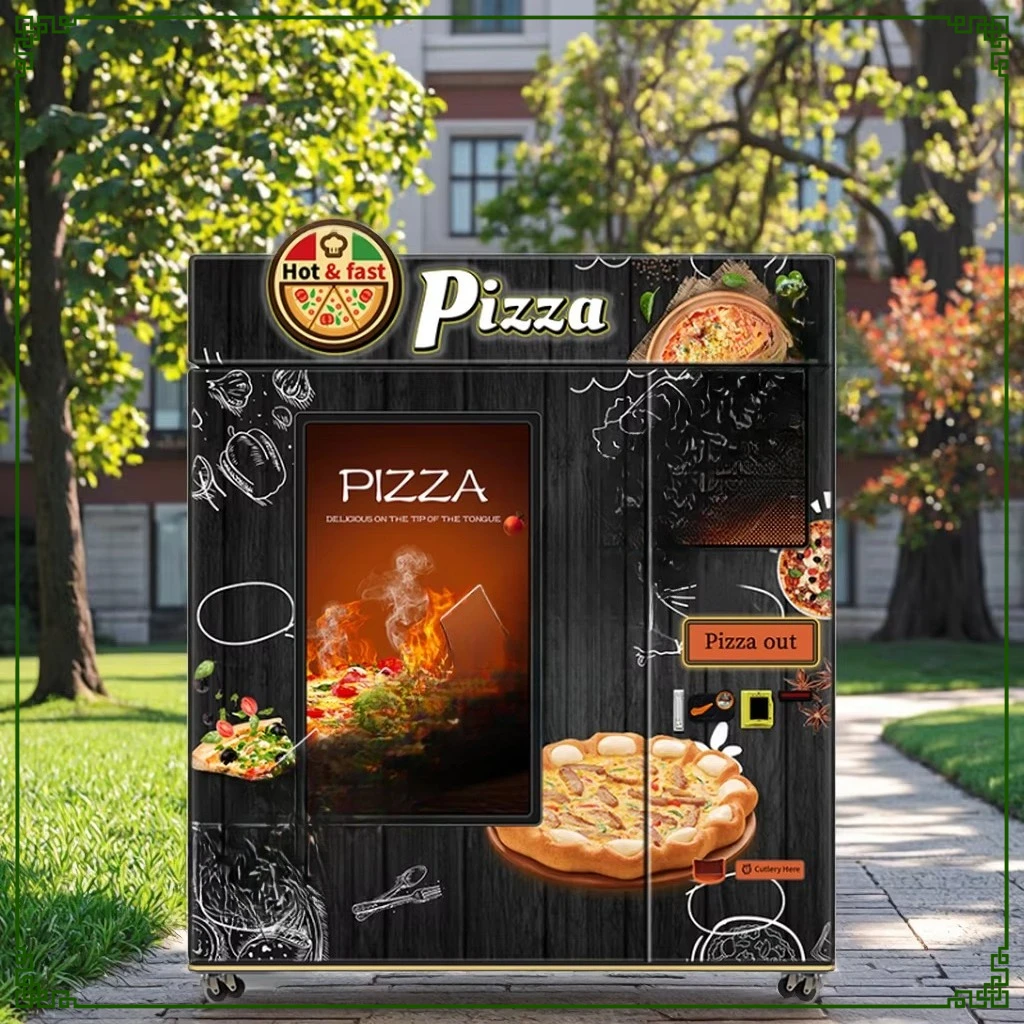 

Vending Machine Supplier Maquina Para Hacer Pizza Dispenser Distributeur Automatique Outdoor Pizza Vending Machine