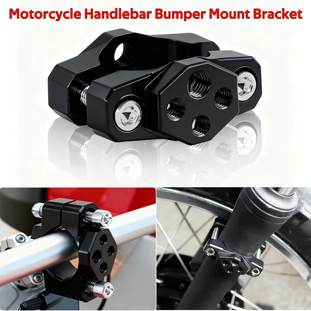 Motorrad Stent Halterung Multifunktions Halter Griff Feste Stoßstange Scheinwerfer Licht Klemme Moto Hilfs Scheinwerfer Clip