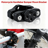Motorcycle Stent Bracket Multifunction Holder Handle Fixed Bumper Headlight Light Clamp Moto Auxiliary Spotlight Clip