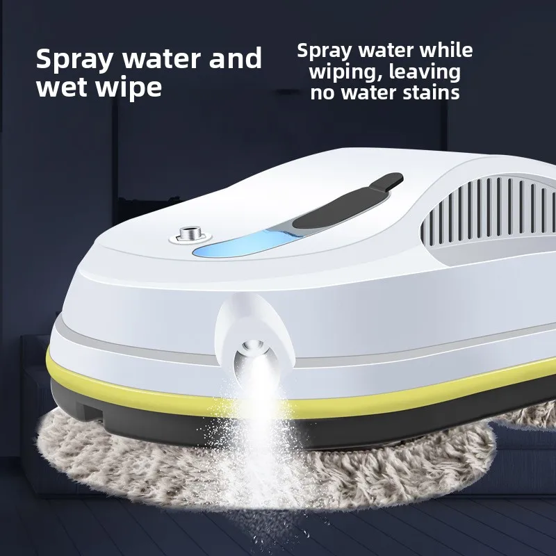 창 청소 로봇 자동 물 스프레이 가정용 초박형 원격 제어 청소 유물