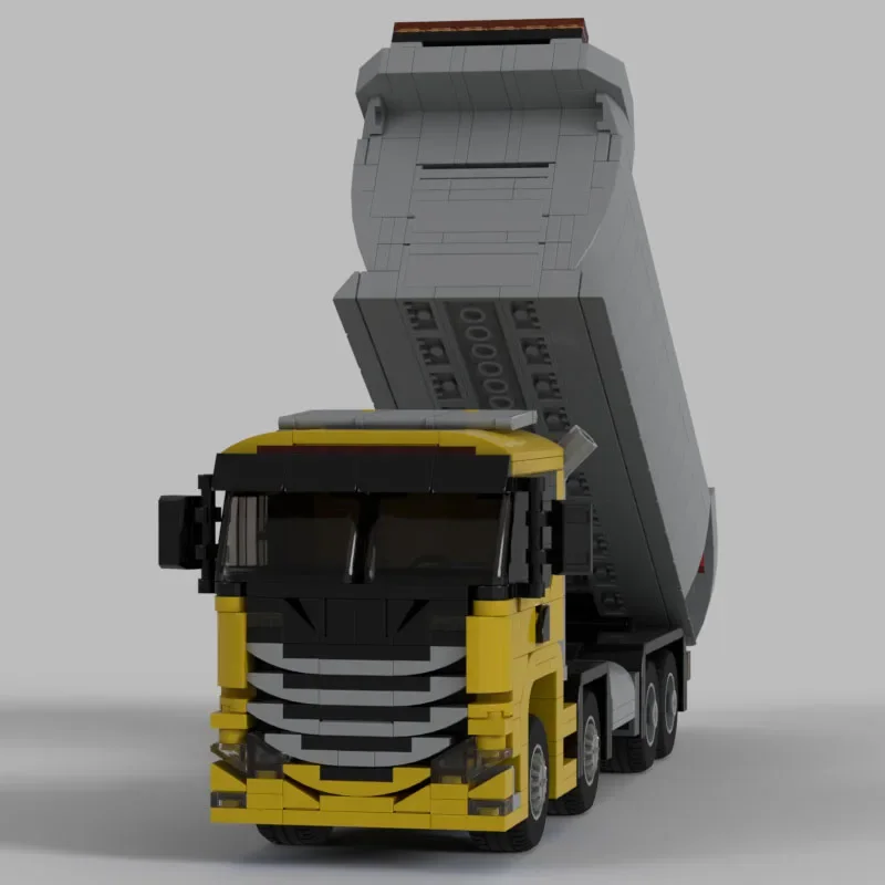 MOC-68911 Nieuwe Zware Dump Truck Bouwsteen Model 602 Onderdelen Onderwijs Jongens Kids Kerst Bouwstenen Speelgoed Geschenken