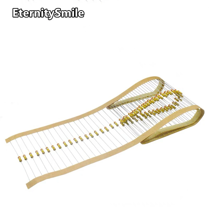 2425Pcs/Pack 97 Values *25 1/8W 5% Metal Film Resistors Kit 1Ohm-680OR-1k-680k-3M High Precision Resistance Set Assortment