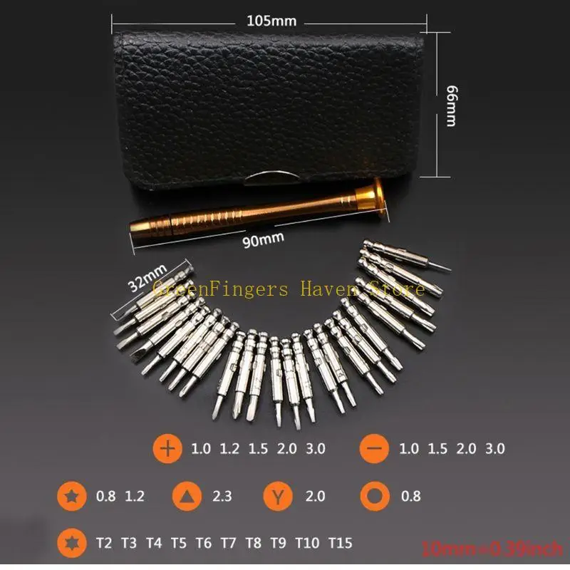 F68D 25 in 1 Electric Screwdriver Set Repairing Drill Screwdriver Computer RepairTool