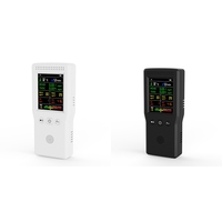 9 In 1 Air Quality  LCD Display PM2.5 PM10 HCHO TVOC CO CO2 AQI Temperature Humidity Air Quality Monitor