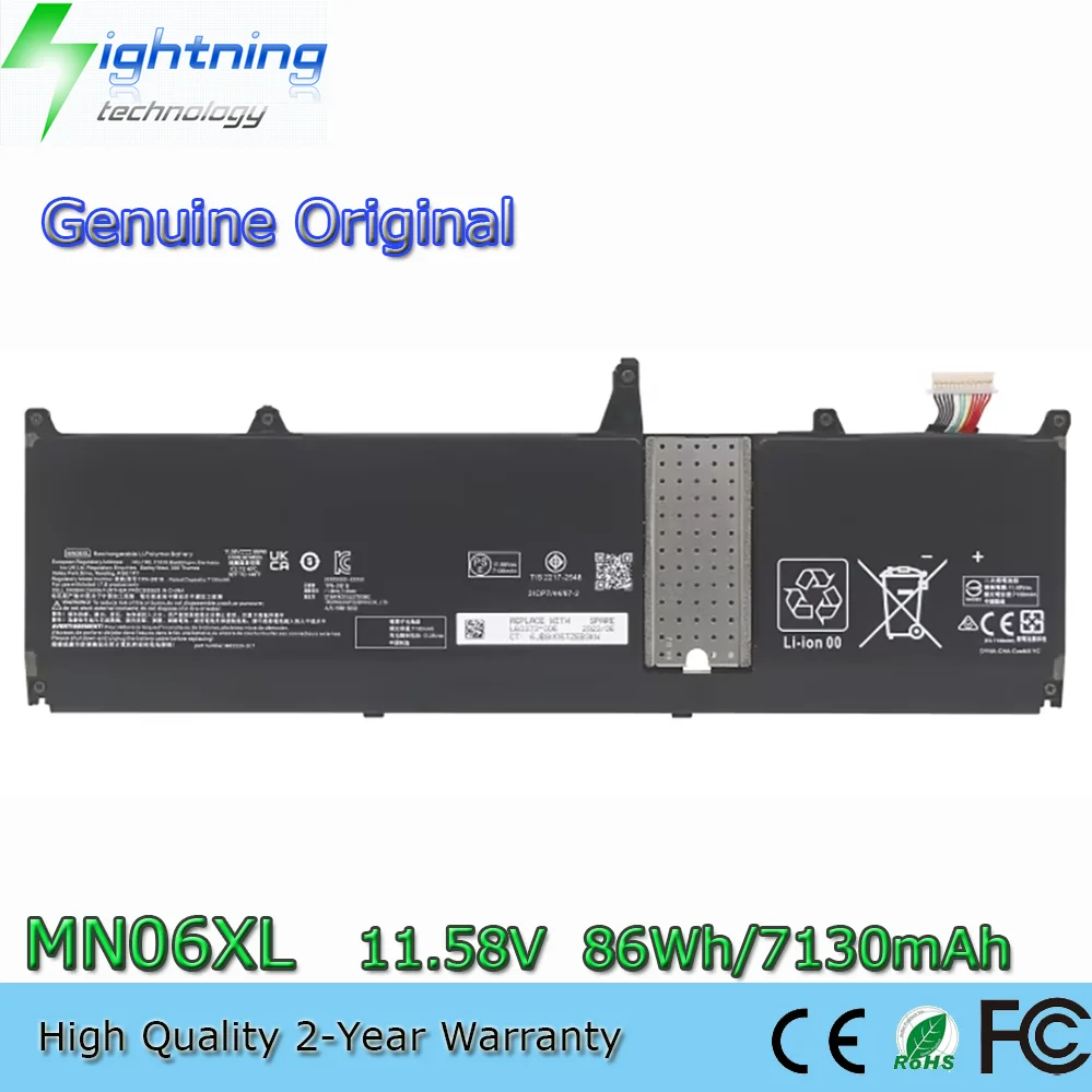 

Новая оригинальная батарея MN06XL 11.58V 86Wh для HP Zbook Studio 16 G9 M82230-005 M82220-1C1