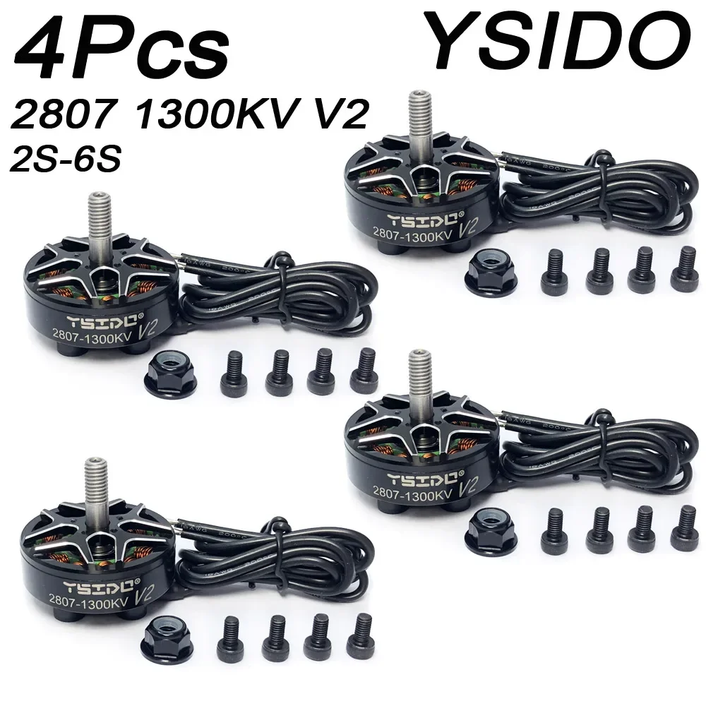 Upgrade V2 X2807 2807 1300KV 2S-6S Brushless Motor for Mark4 FPV Freestyle 7inch Long Range LR7 Drones