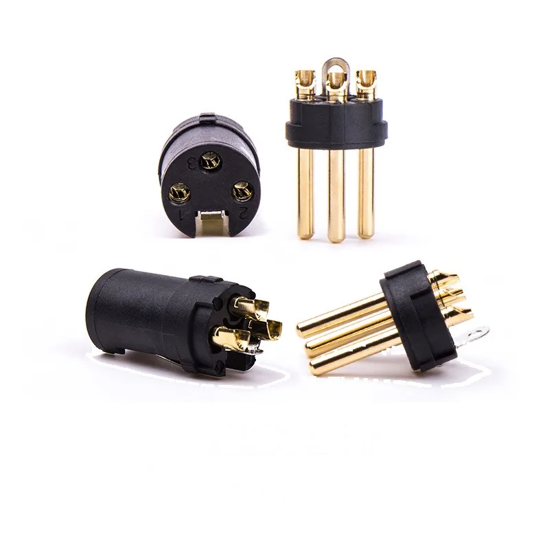 XLR 3 Pin 5 Pin Audio Mic Connector Plug Male Female Solder Type Microphone Cable Adapter for Mixer Amplifier Stage Sound