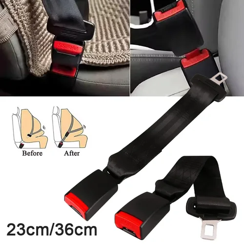 Extensor Universal para cinturón de seguridad de coche, extensión ajustable para cinturón de seguridad con hebilla para embarazo, adultos de talla grande, 1-20 piezas