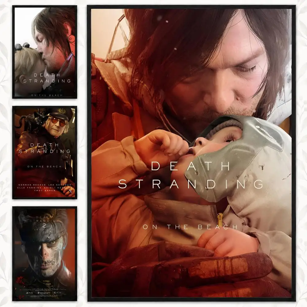 Death Stranding Sci Fi Adventure Game Cinematic Style Poster Decorative art prints for the home, holiday gifts, unframed