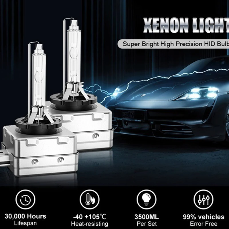 

Xenon Car Headlight Bulbs with a Brightness of 8000LM, D1S D2S D3S D4S D1C D2C D3C D4C D1R D2R D3R D4R