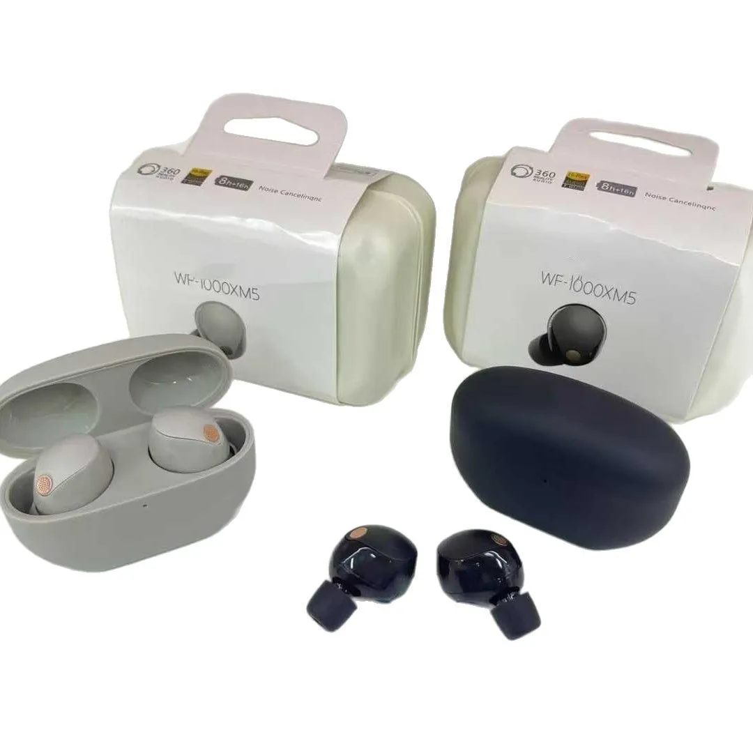 2025 nuevos auriculares Bluetooth WF-1000XM5 en el oído auriculares Bluetooth reducción de ruido frijol