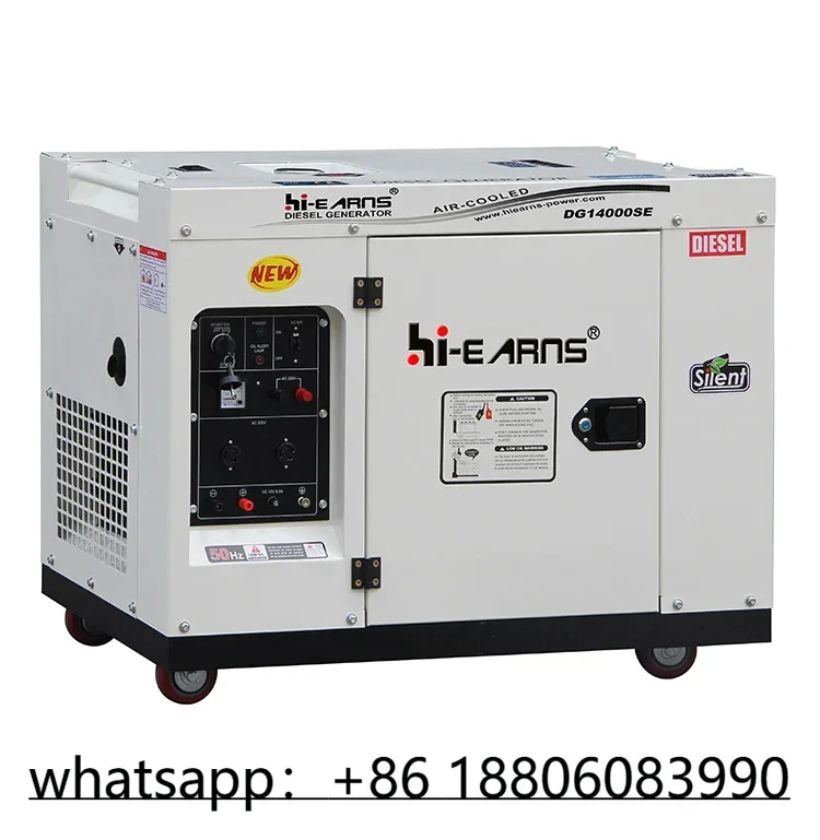 big different designed silent canopy 10kw with Hi-earns 1102 engine die·sel generator