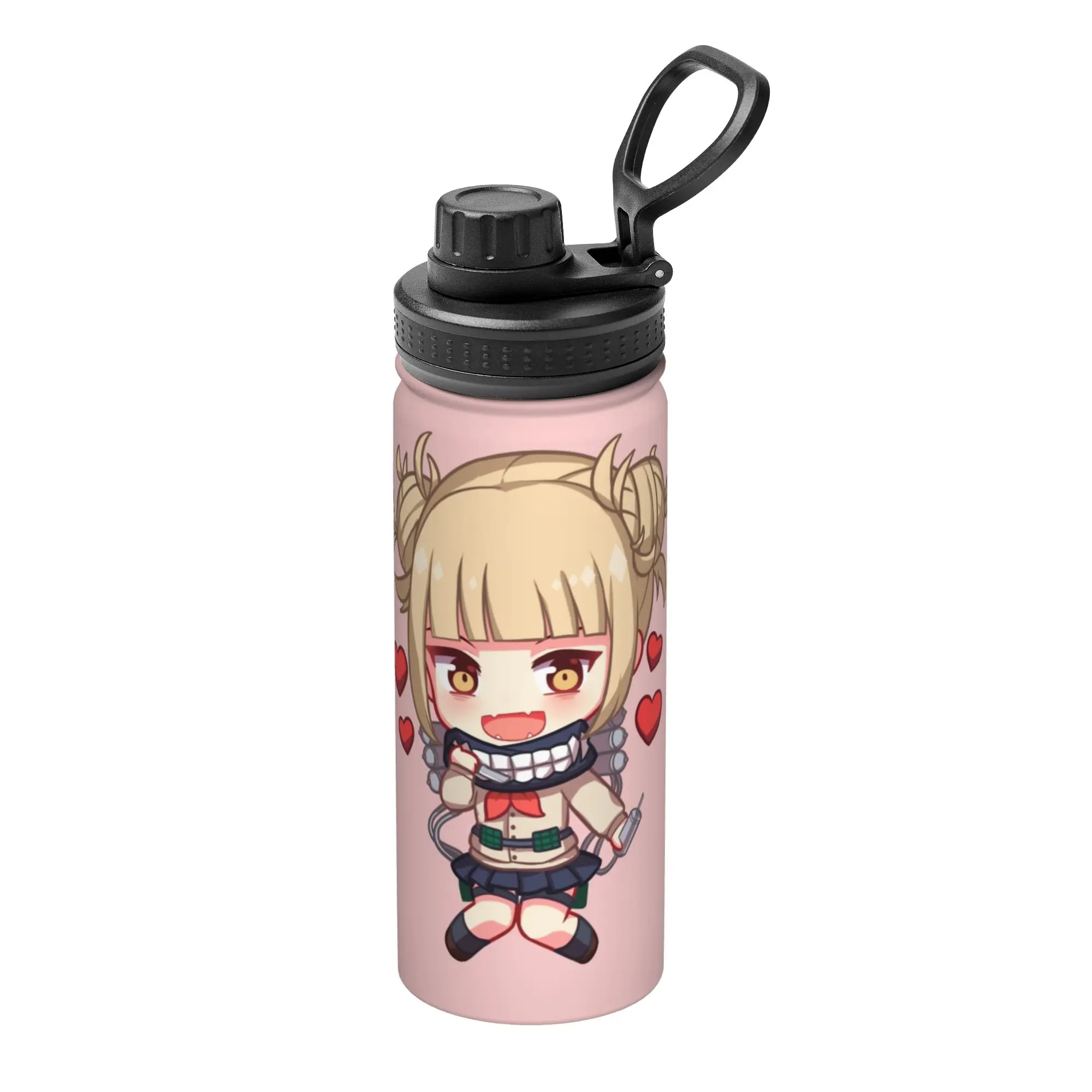 Toga My Hero Academia 18OZ Sports Insulated Kettle Thermal Cup Vacuum Flask Office Home Mugs Water Bottle