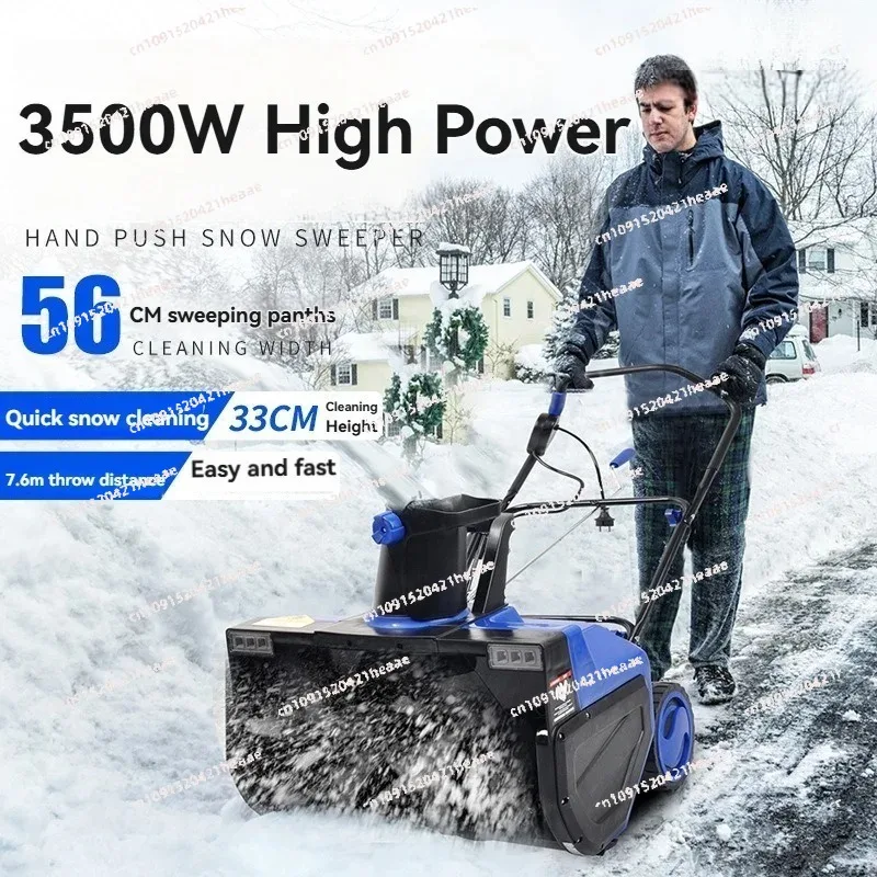 Suitable for ,Throwing Full Gear Snow Sweeping Tool Easily Sweep Snow,Hand-pushed Electric Snow Sweeper Snow