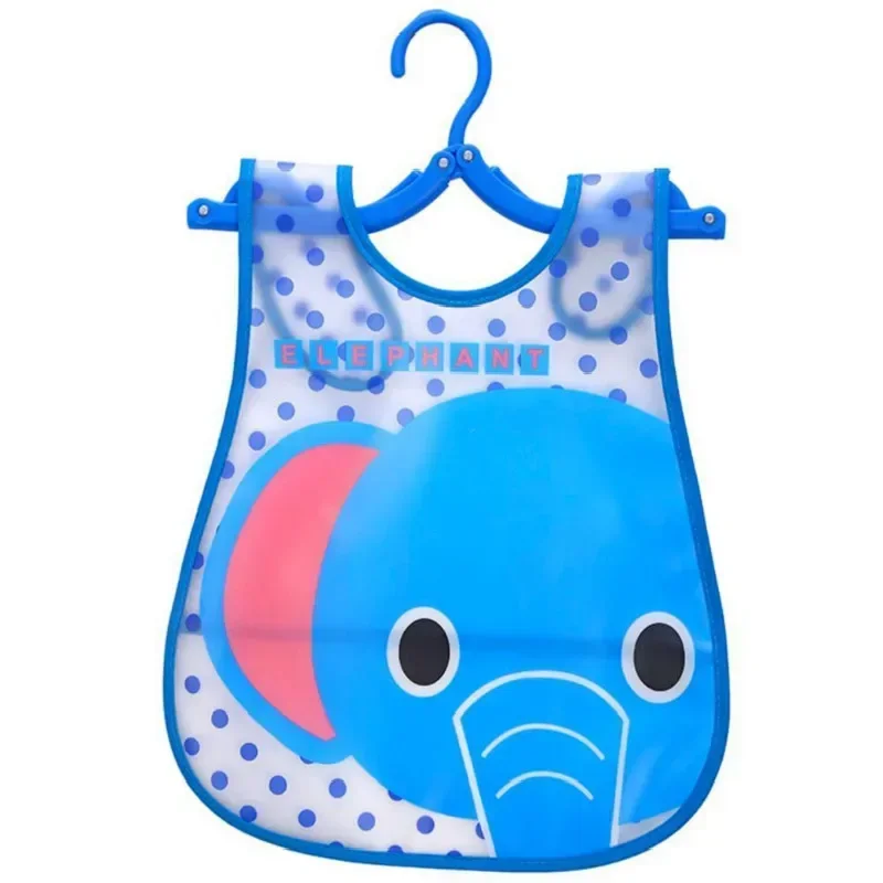 8pc/Lot Random Color Baby Waterproof Lunch Bibs Boys Girls Infants Cartoon Pattern Bibs Burp Cloths For Children