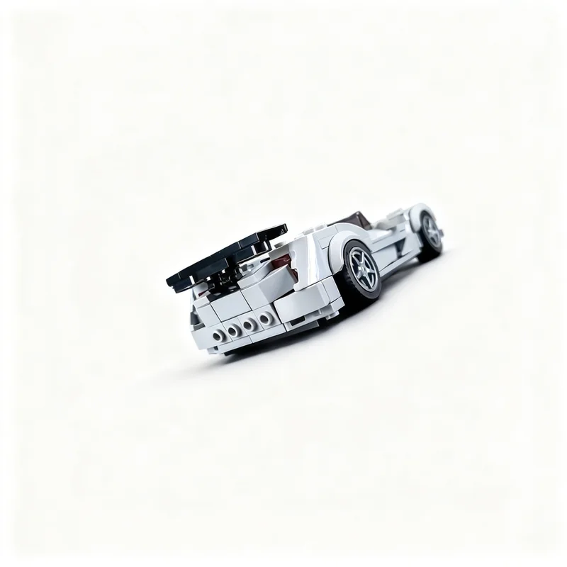 306PCS MOC City Champions Super Car Corvette Stingray Convertible Sideswipe Model Technology DIY Creative Assembly Brick Gift