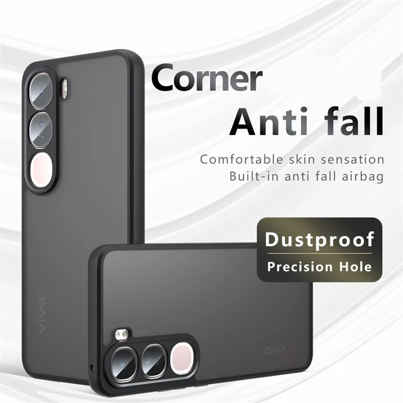Funda de teléfono con textura mate para vivo Y300, Funda para vivo V40 Lite IDN, sensación de piel antioxidante, Funda para vivo Y300 5G