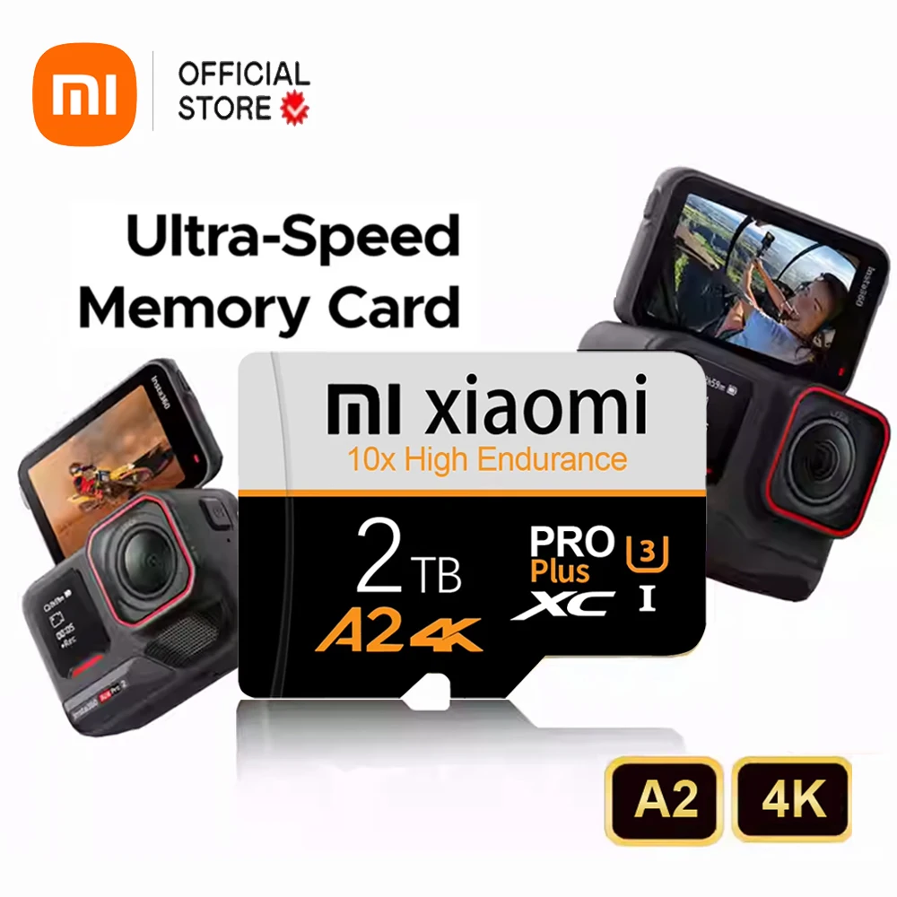 

Оригинальная SD-карта Xiaomi 2TB, высокоскоростная TF-карта 1TB, SD Micro-карта 128GB, карта памяти Ultra 512GB для электронных устройств