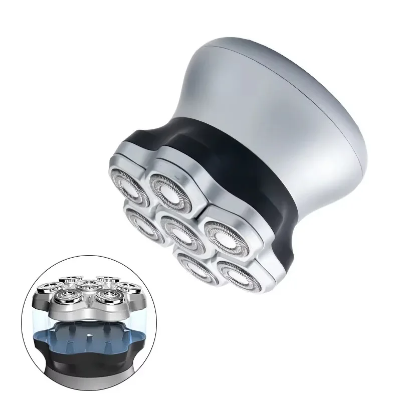 XIAOMI Komingdon ماكينة حلاقة الرأس أصلع الرجال USB 7D المغناطيسي مقاوم للماء الوجه الروتاري الحلاقة اللحية قابلة للشحن ماكينة حلاقة كهربائية للرجال