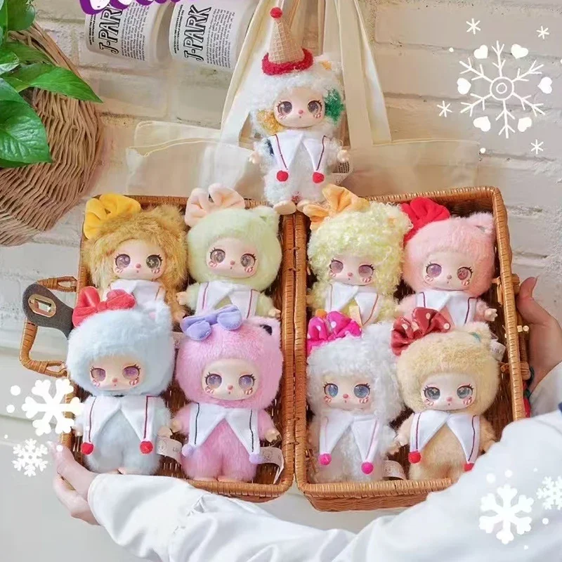 Liila Lucky Cat Series دمية قطيفة صندوق أعمى ألعاب صندوق مفاجئ أصلي دمية قلادة kawaii هدية السنة الجديدة للفتيات