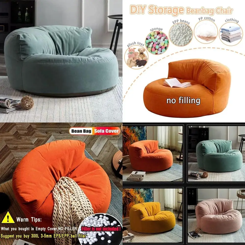 

Моющийся чехол для пуфика из шенилла, ультрамягкий пуф для детей и взрослых, серо-зеленый, 100 см