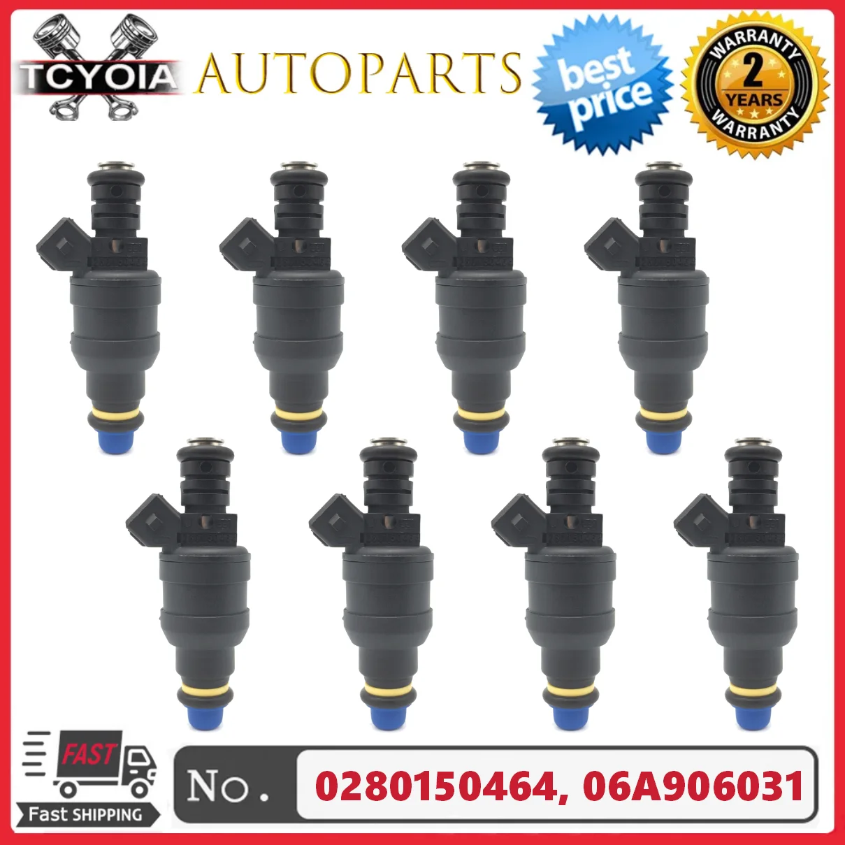 

4 шт. 0280150464 06A906031 Топливные форсунки для VW Skoda Golf Octavia 1.8T 20V