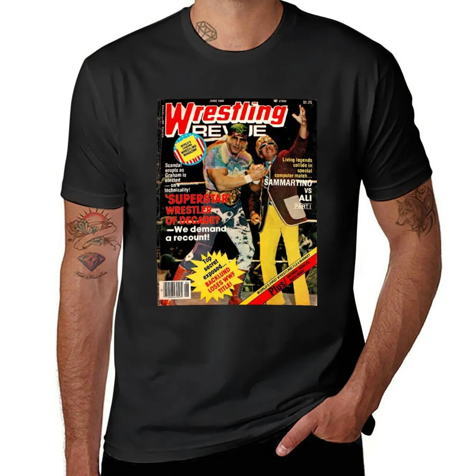 New Old school wrestling T-Shirt new edition t shirt Blouse mens white t shirts